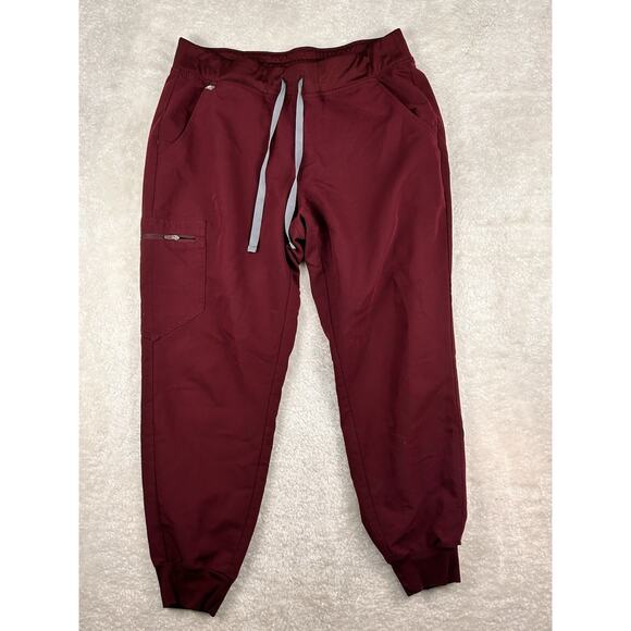 Figs Technical Collection Pants Red Large Women’s Zamora Jogger (Pre-Owned) - Picture 1 of 7